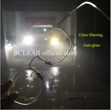 BCLEAR 1.60 Single Vision Aspherical Myopic Anti-Blue Lenses Color Clear