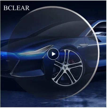 BCLEAR 1.60 Single Vision Aspherical Myopic Anti-Blue Lenses Color Clear