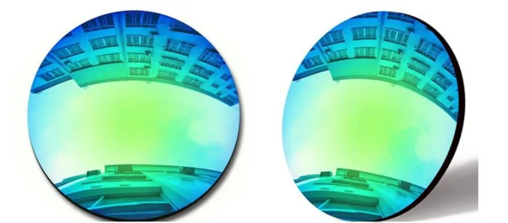 BCLEAR 1.61 Index Mirror Reflective Polarized Myopic Lenses Color Green