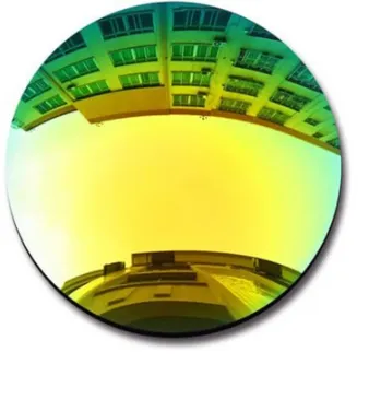 BCLEAR 1.67 Index Mirror Reflective Polarized Myopic Lenses Color Orange