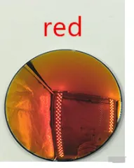 BCLEAR 1.67 Index Progressive Polarized Mirrored Sunglass Lenses Color Mirror Red