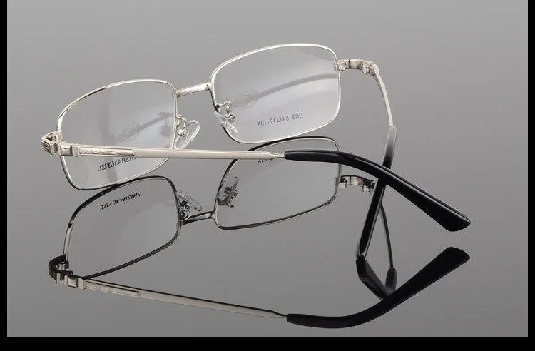 Bclear Men's Full Rim Eyeglasses Gold Plated Frame S902