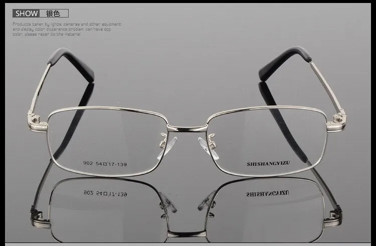 Bclear Men's Full Rim Eyeglasses Gold Plated Frame S902