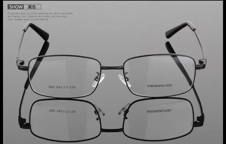 Bclear Men's Full Rim Eyeglasses Gold Plated Frame S902