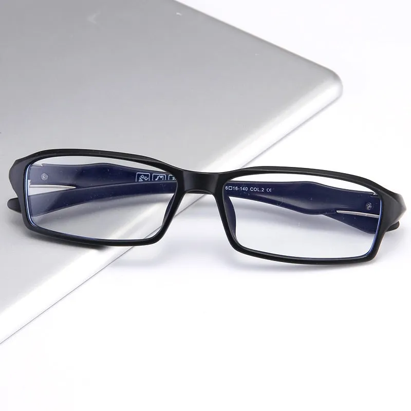 Bclear Men's Full Rim Rectangle Tr 90 Titanium Sport Eyeglasses My6059