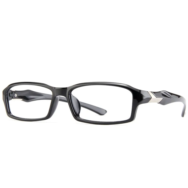 Bclear Men's Full Rim Rectangle Tr 90 Titanium Sport Eyeglasses My6059
