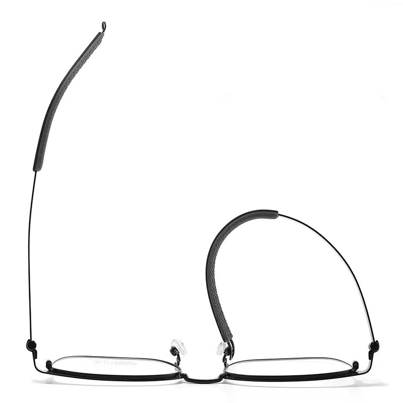 Bclear Unisex Full Rim Square Titanium Eyeglasses A113