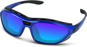 BEACOOL Polarized Sports Sunglasses for Men Women Youth Motorcycle Safety Driving Riding Military Goggles TAC Glasses