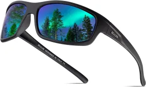 BEALER Polarized Sports Sunglasses for Men Lightweight TR90 Frame Sun Glasses Driving Cycling Fishing UV Protection Shades