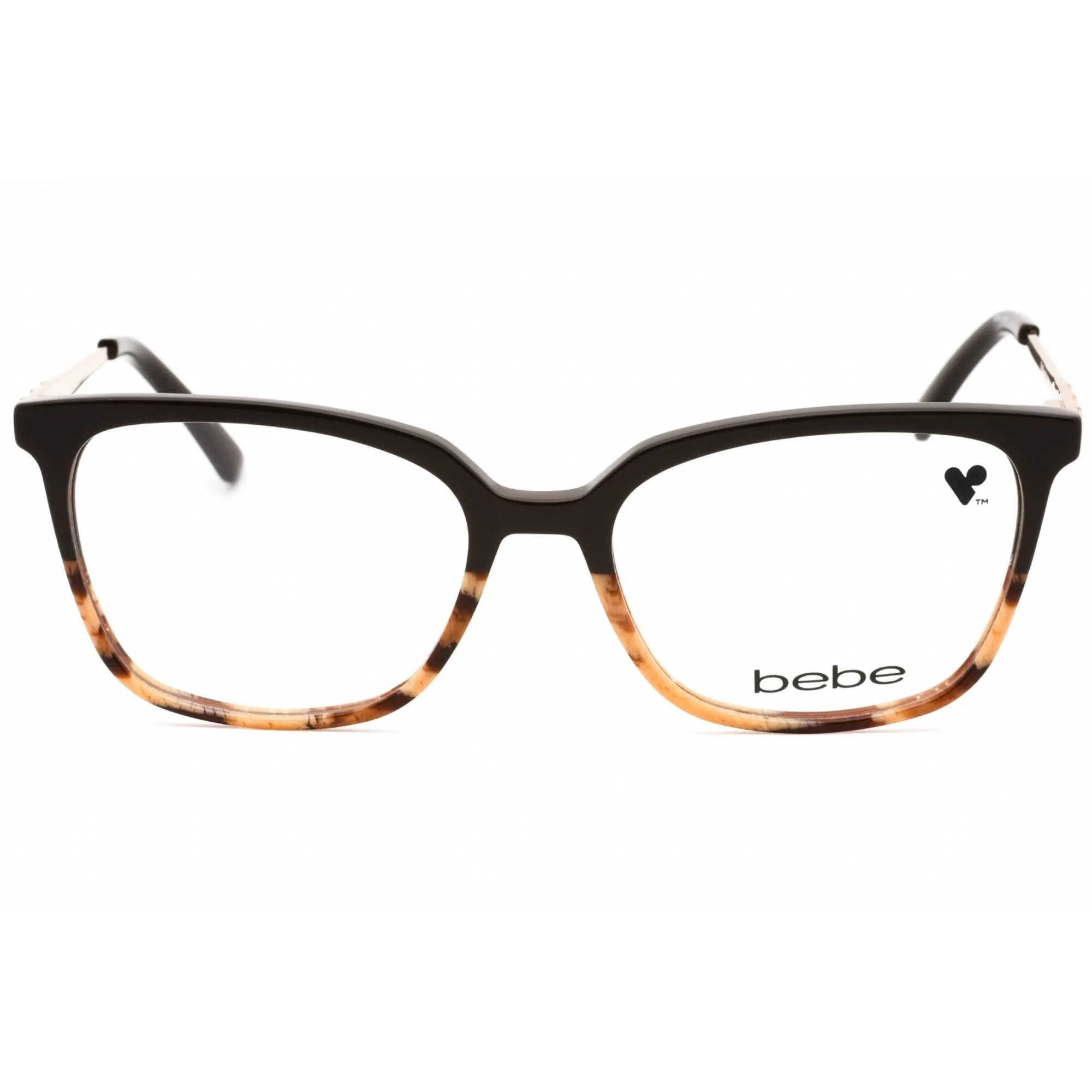 Bebe Women's Eyeglasses - Topaz Animal Plastic Full Rim Square Frame | BB5197 200
