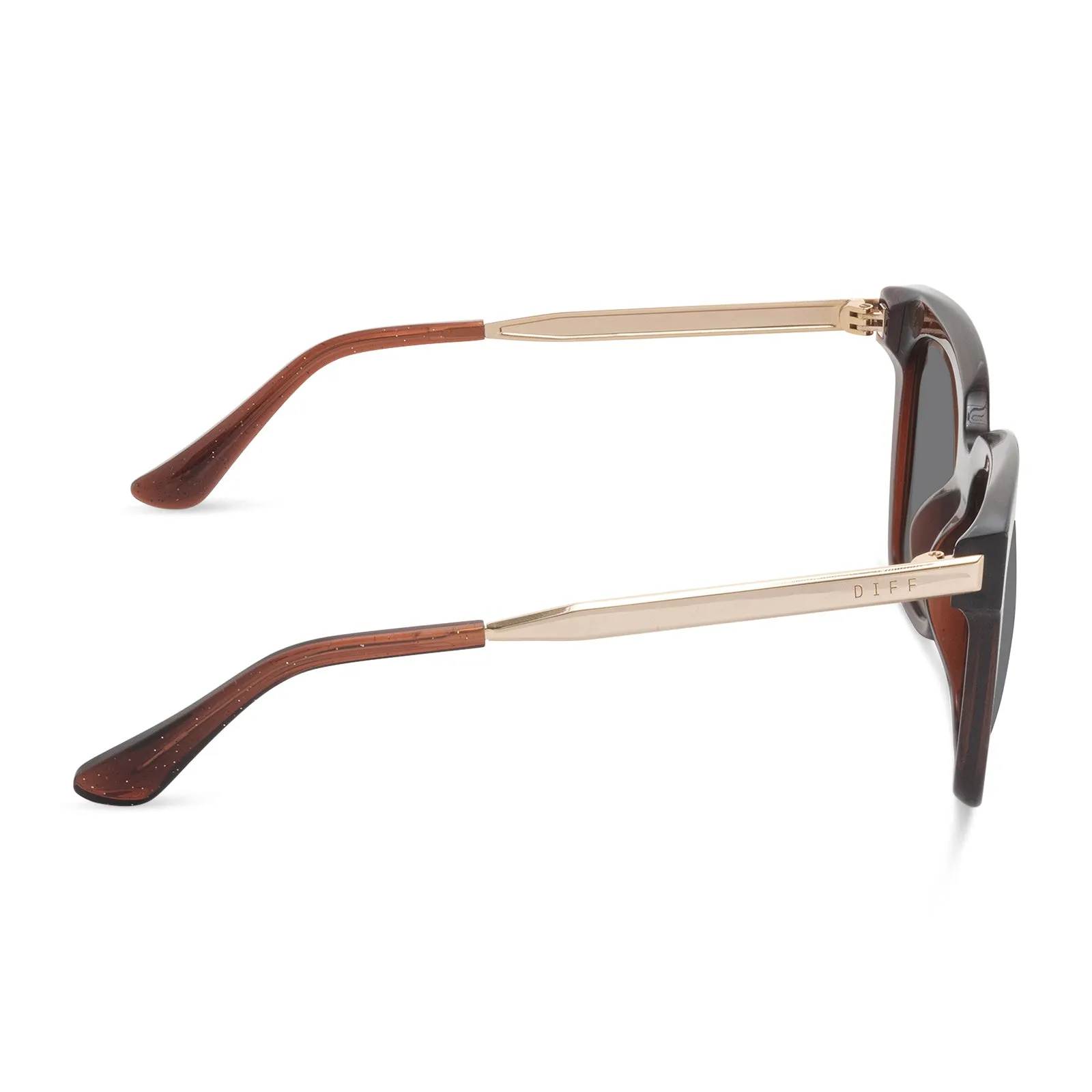 BELLA - FESTIVE CHESTNUT   GREY SUNGLASSES