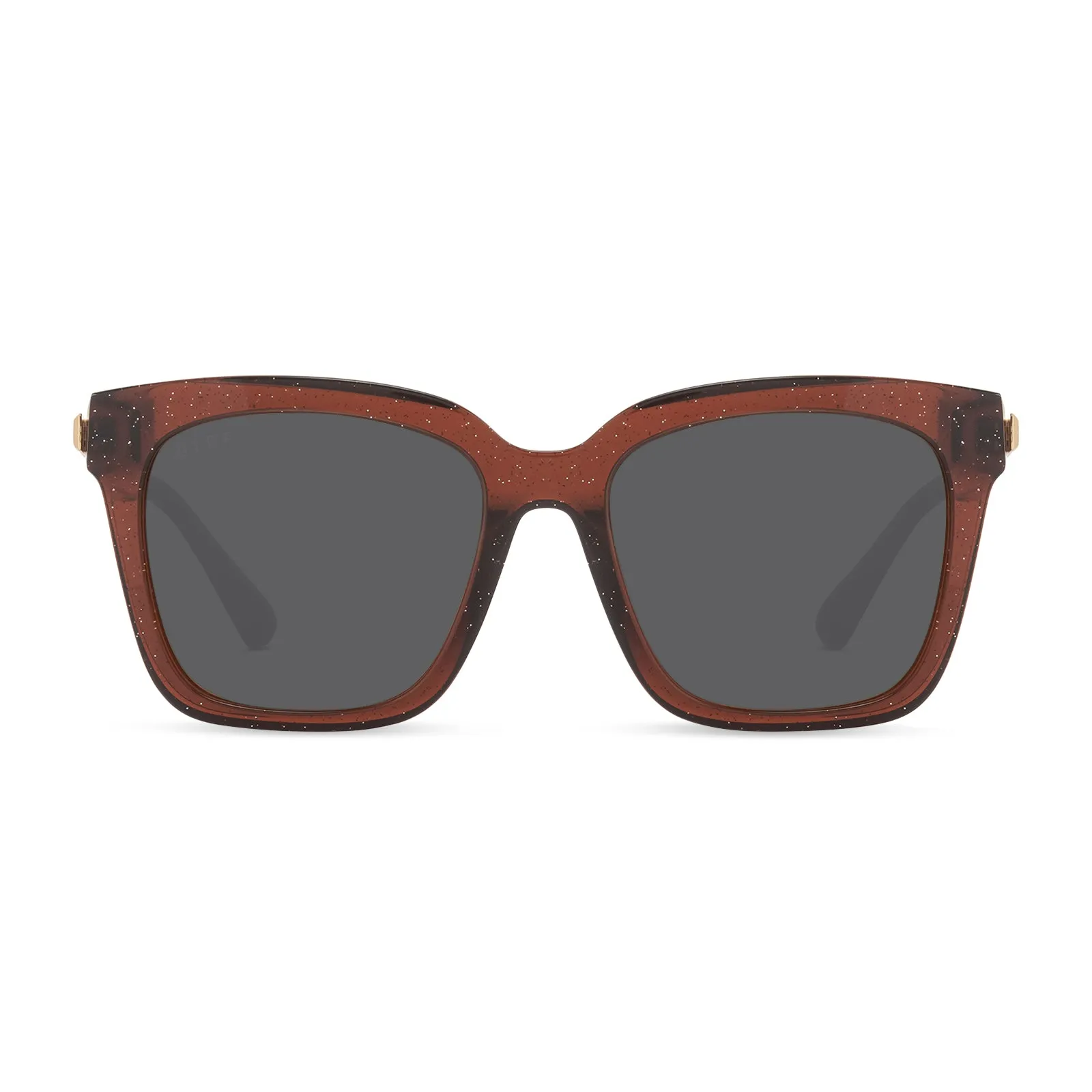 BELLA - FESTIVE CHESTNUT   GREY SUNGLASSES