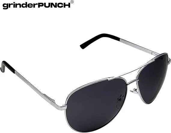 Big XL Wide Frame Extra Large Aviator Sunglasses (Silver)