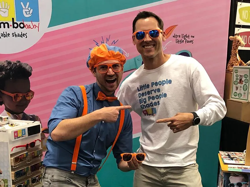 Blippi Orange Shades, Baby, Toddler, Junior and Adult Sizes
