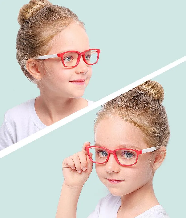 Blue light blokcing, computer glasses for kids
