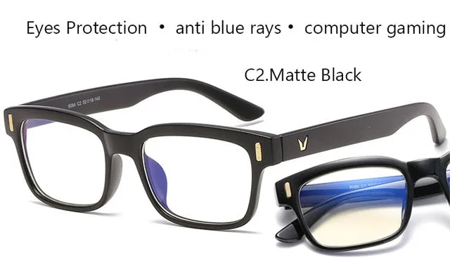 Blue Ray Computer Glasses Men Screen Radiation Blue Light