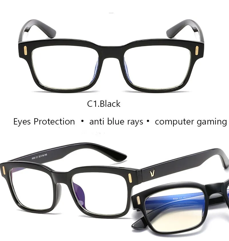 Blue Ray Computer Glasses Men Screen Radiation Blue Light