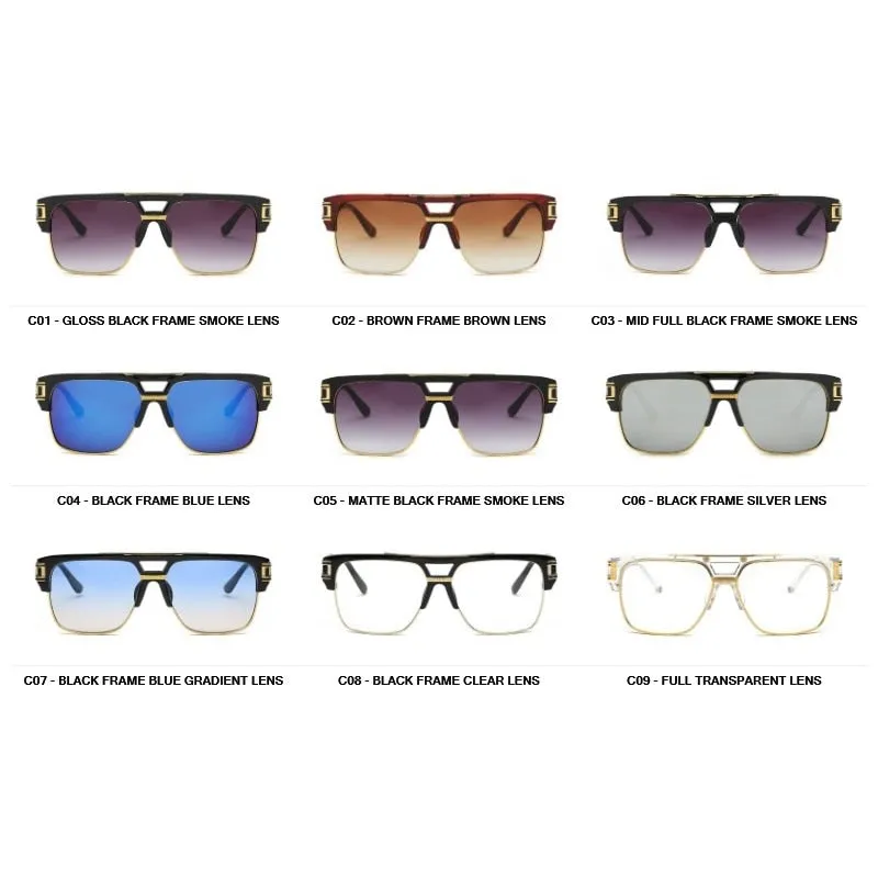 BO$$ UP Classic Luxury Men Sunglasses (9 Colors)
