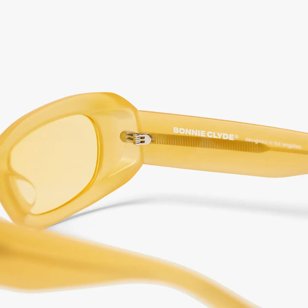 Bonnie Clyde UFO Sunglasses Yellow / Yellow
