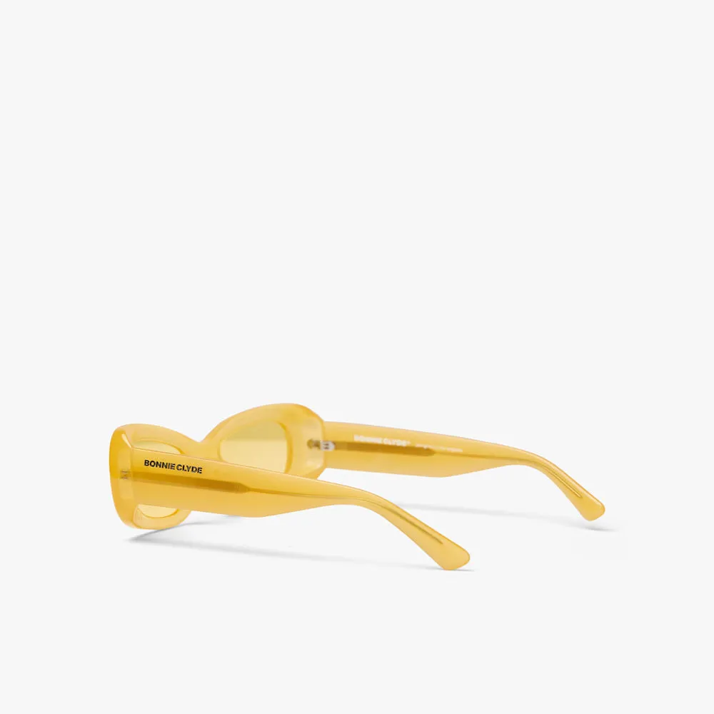 Bonnie Clyde UFO Sunglasses Yellow / Yellow