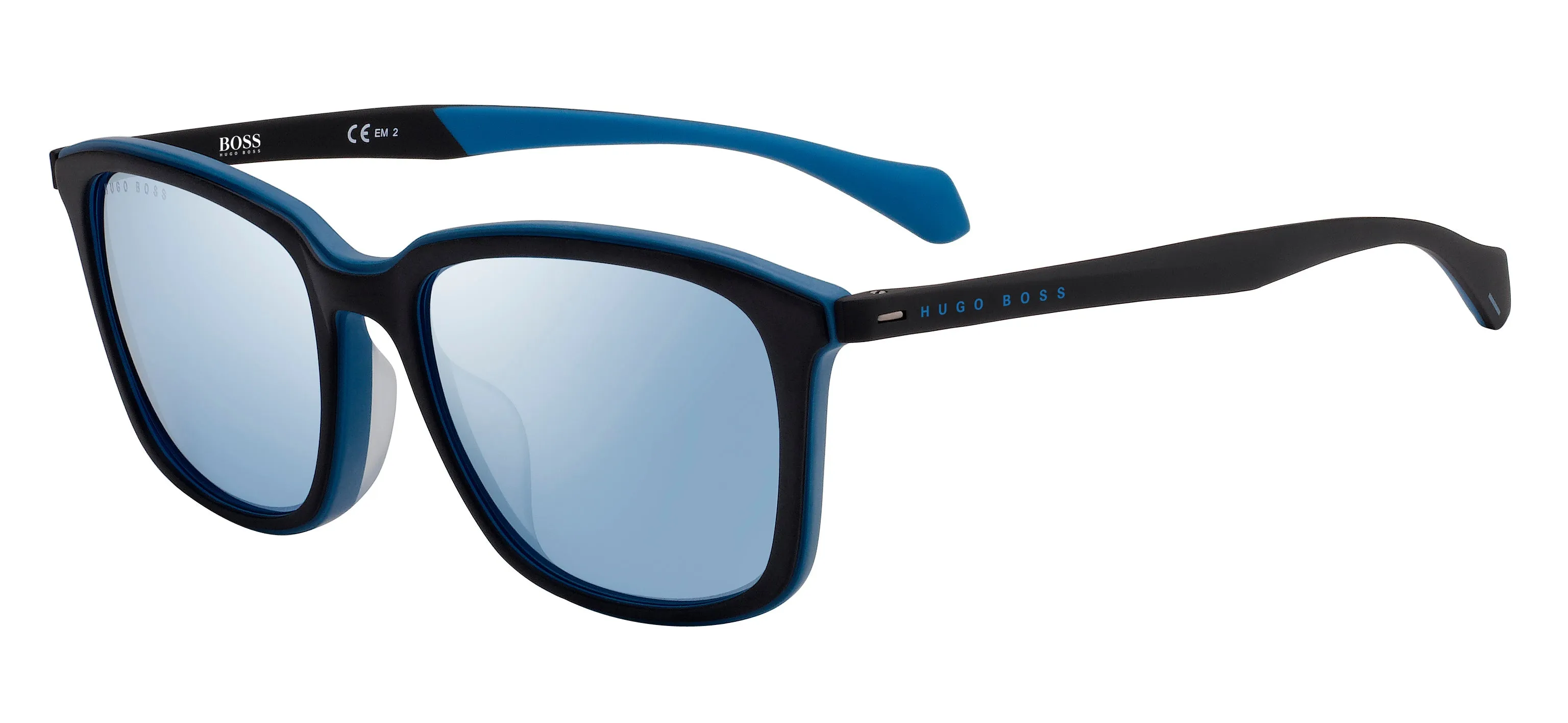 BOSS 1140/F/S MATTE BLACK BLUE 56