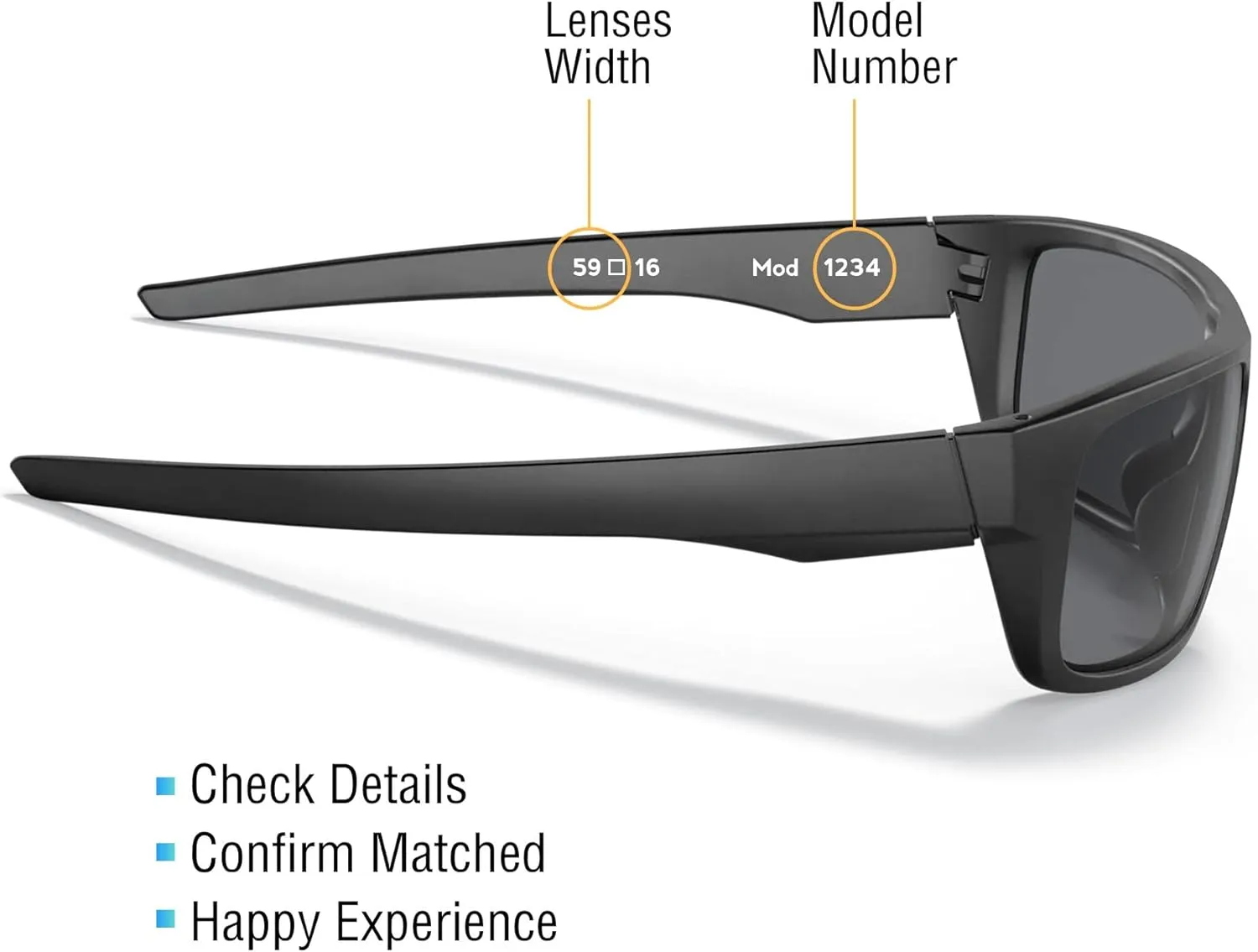 Bowyer POLARIZED Replacement Lenses for Von Zipper Snark Sunglasses
