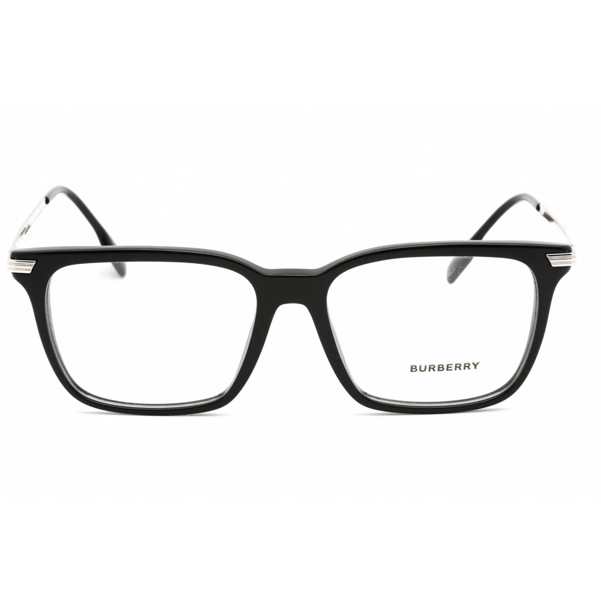 Burberry Men's Eyeglasses - Full Rim Rectangular Black Plastic Frame | 0BE2378 3001