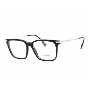 Burberry Men's Eyeglasses - Full Rim Rectangular Black Plastic Frame | 0BE2378 3001