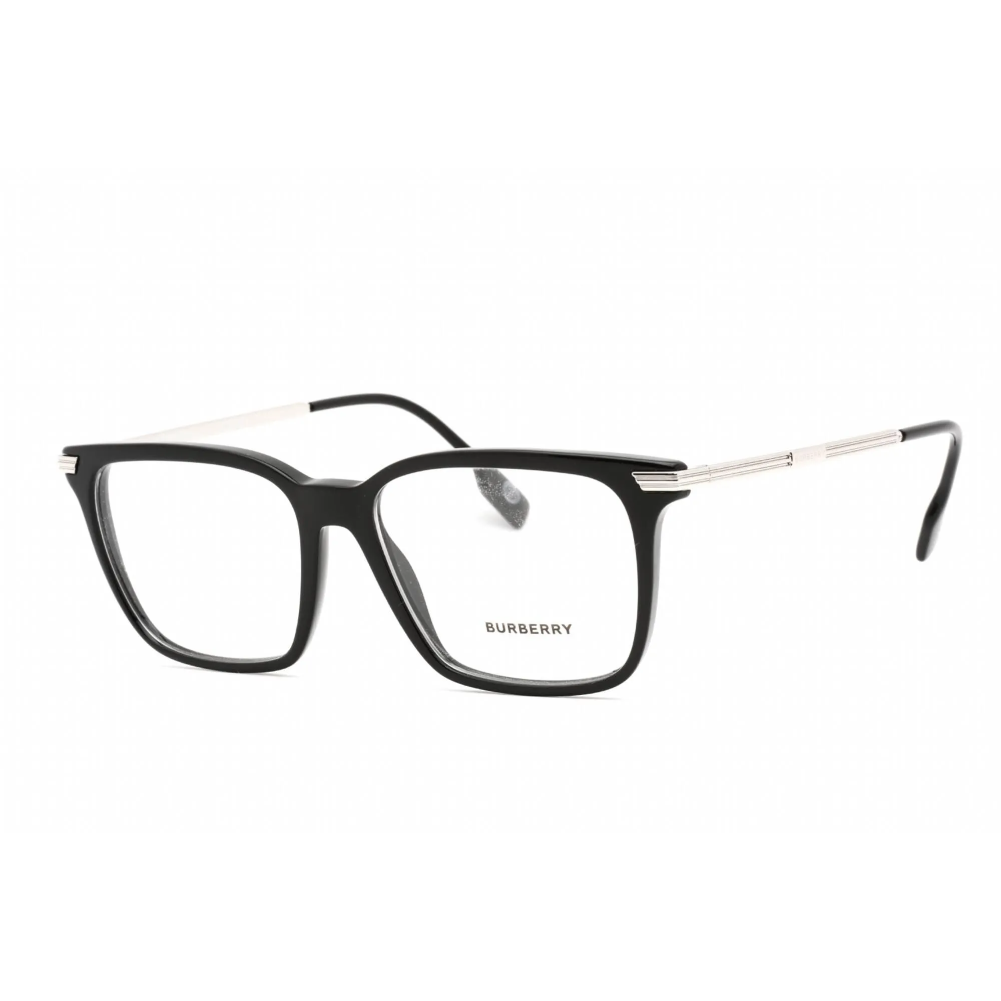 Burberry Men's Eyeglasses - Full Rim Rectangular Black Plastic Frame | 0BE2378 3001