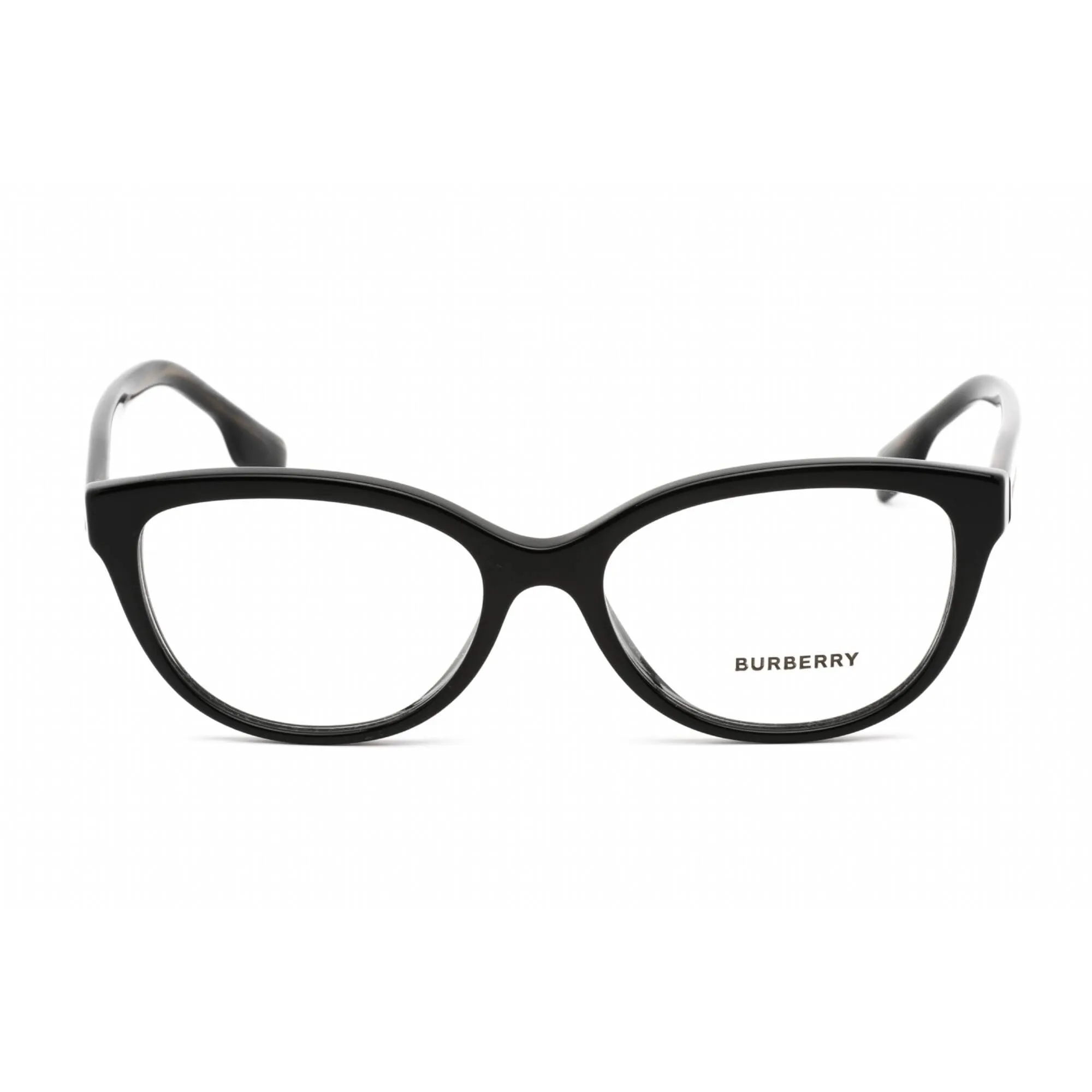 Burberry Women's Eyeglasses - Clear Lens Black Plastic Oval Shape Frame | 0BE2357 3980