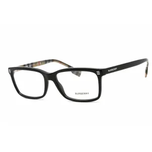 Burberry Women's Eyeglasses - Full Rim Rectangular Black Plastic Frame | 0BE2352 3773