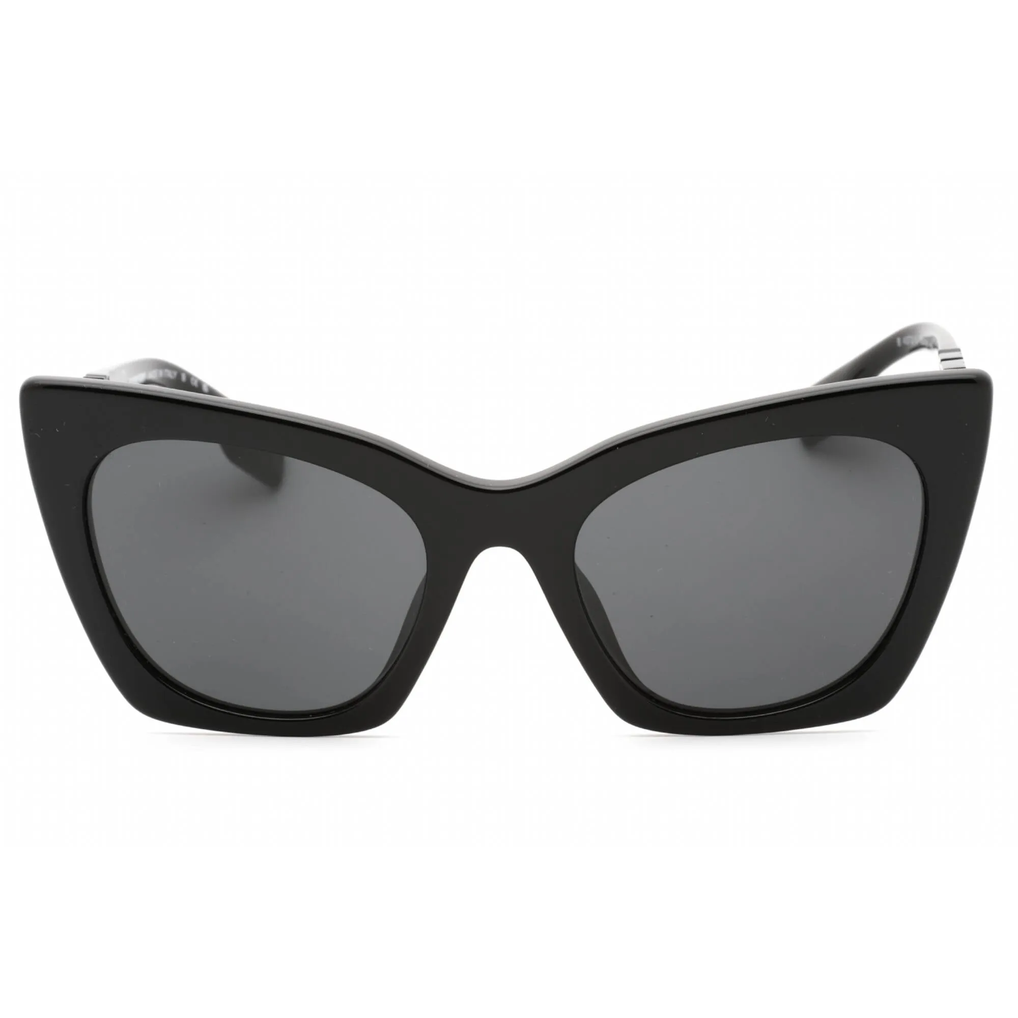 Burberry Women's Sunglasses - Black Cat Eye Frame Dark Grey Lens | 0BE4372U 300187
