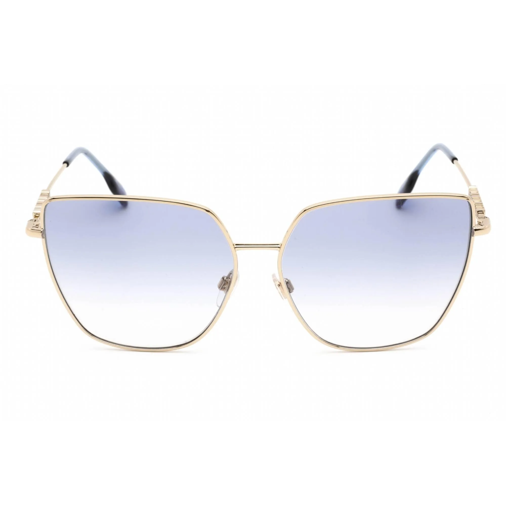 Burberry Women's Sunglasses - Blue Lens Light Gold Cat Eye Frame | 0BE3143 110979