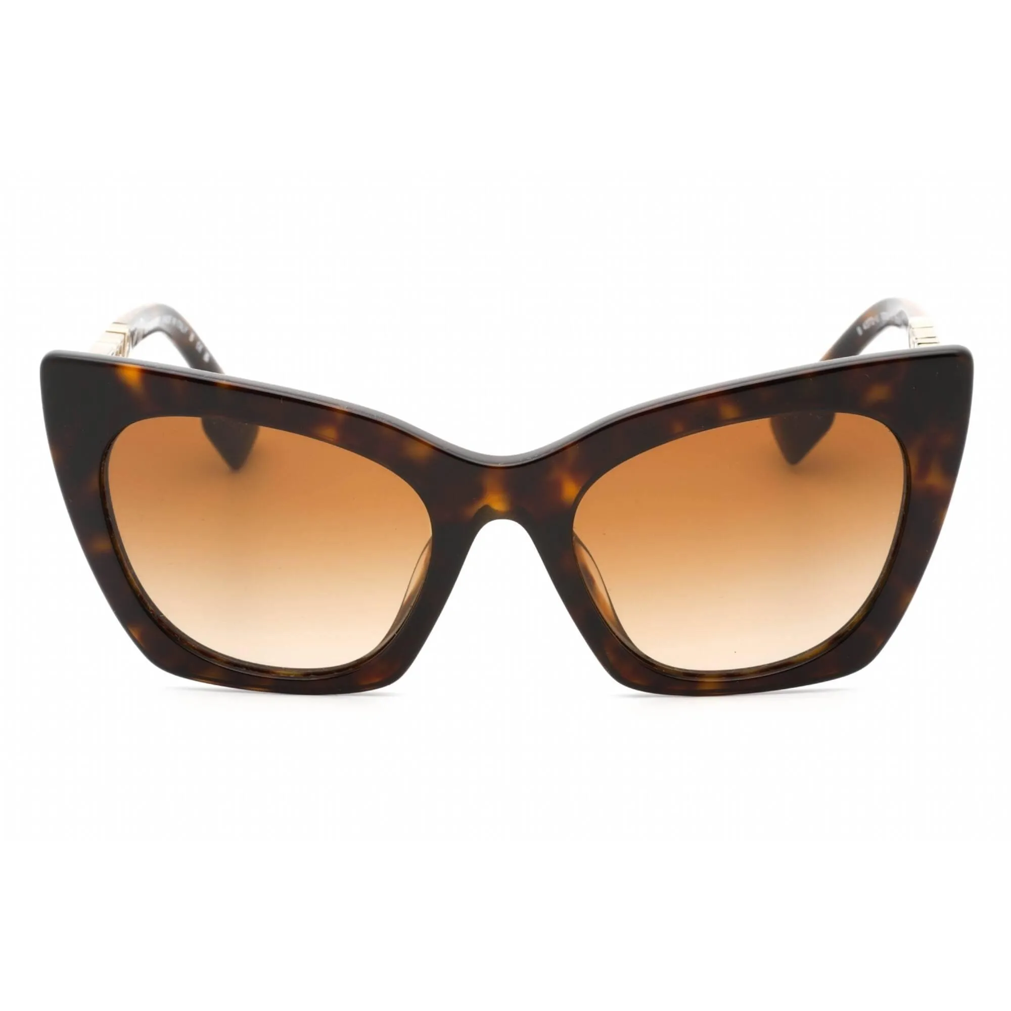Burberry Women's Sunglasses - Dark Havana Plastic Cat Eye Frame | 0BE4372U 300213
