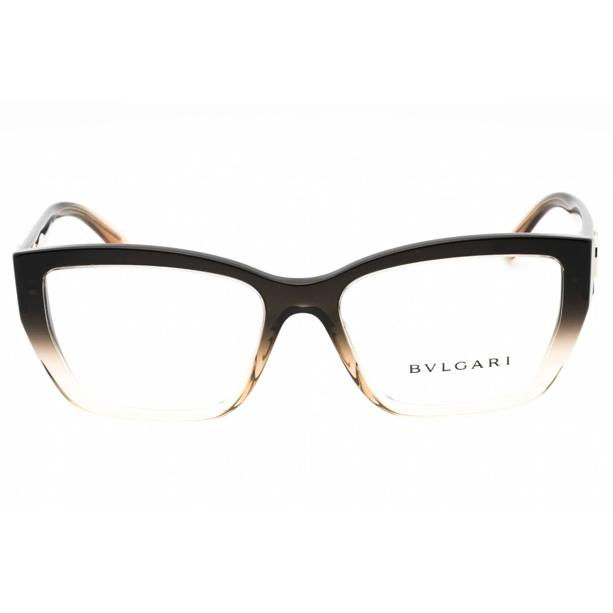 Bvlgari Women's Eyeglasses - Black Shaded Plastic Full Rim Cat Eye | 0BV4221 5450