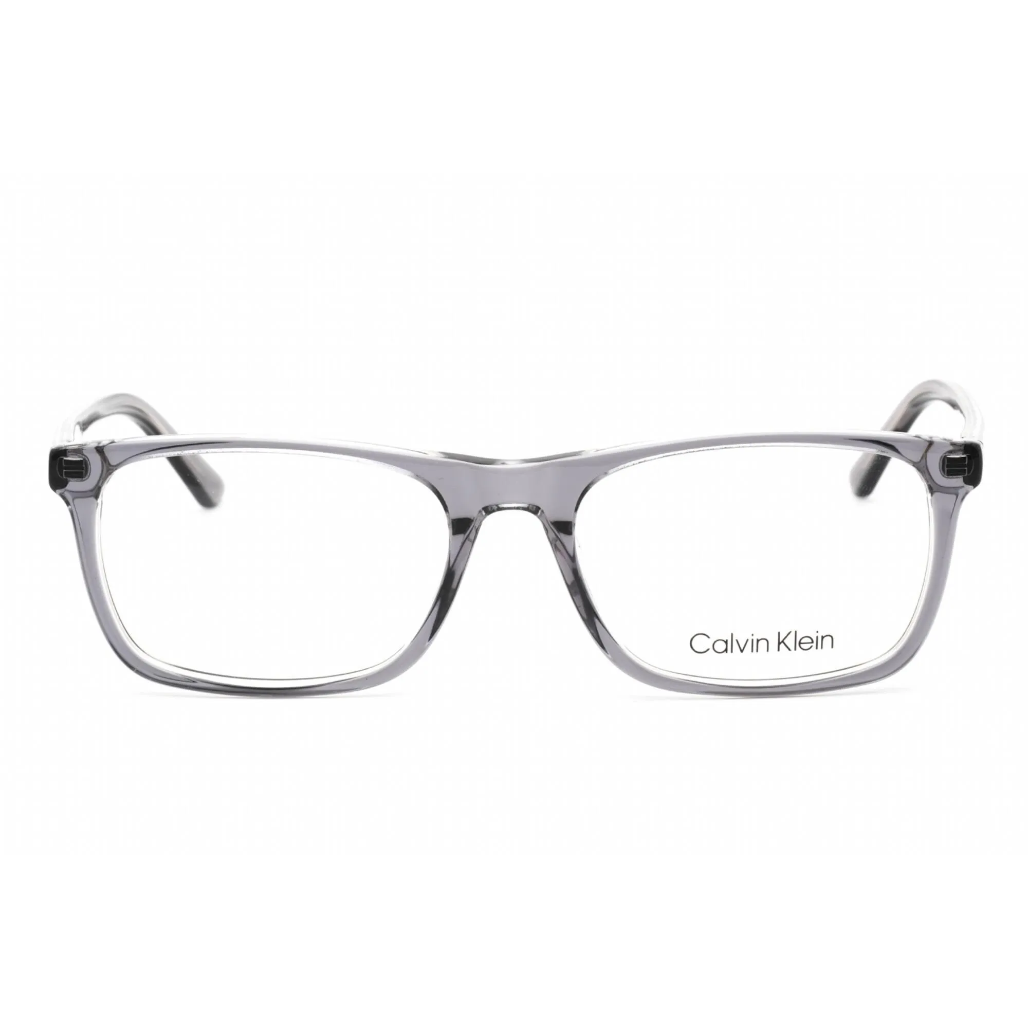 Calvin Klein Men's Eyeglasses - Full Rim Crystal Smoke Plastic Frame | CK20503 076