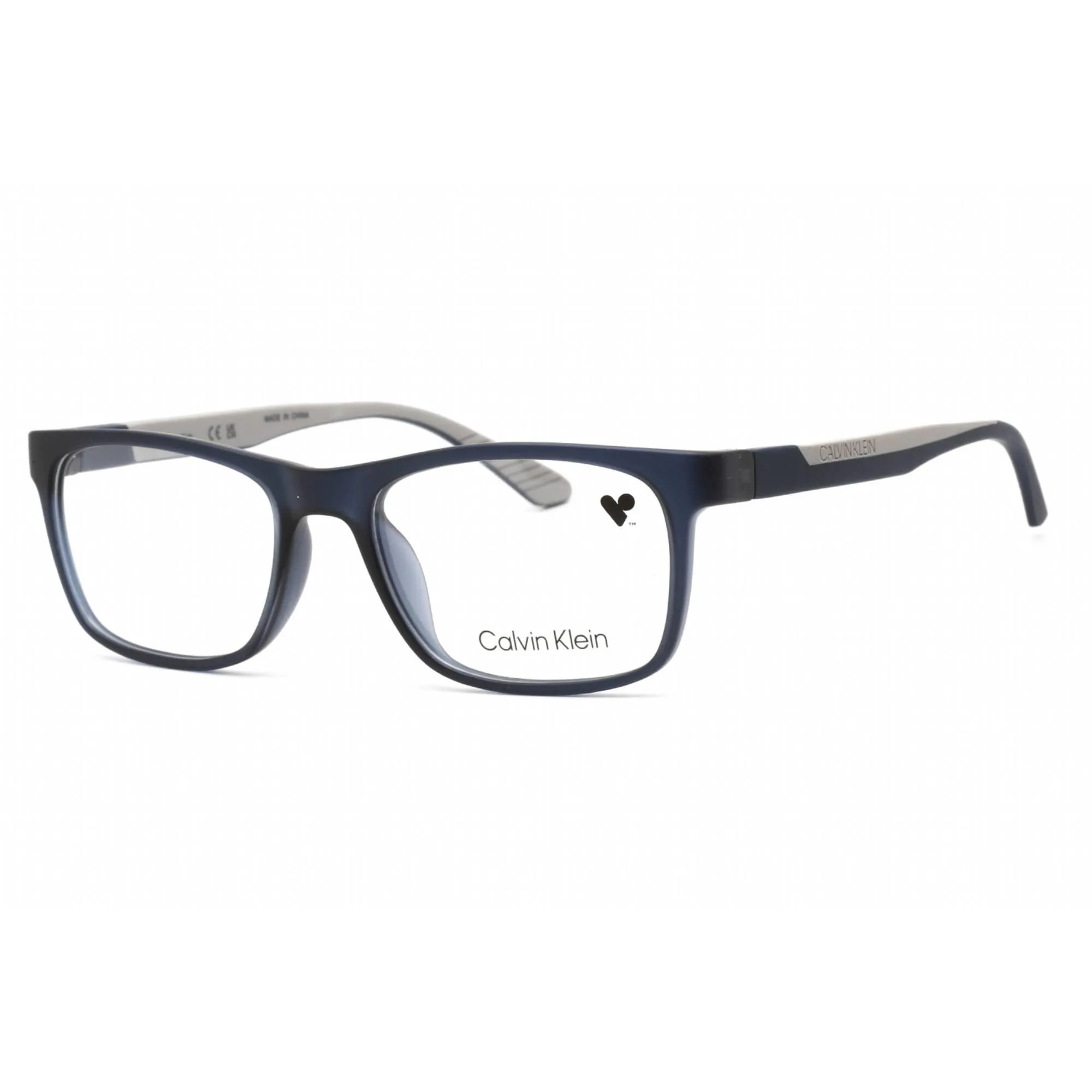 Calvin Klein Men's Eyeglasses - Full Rim Matte Crystal Navy Acetate | CK20535 410