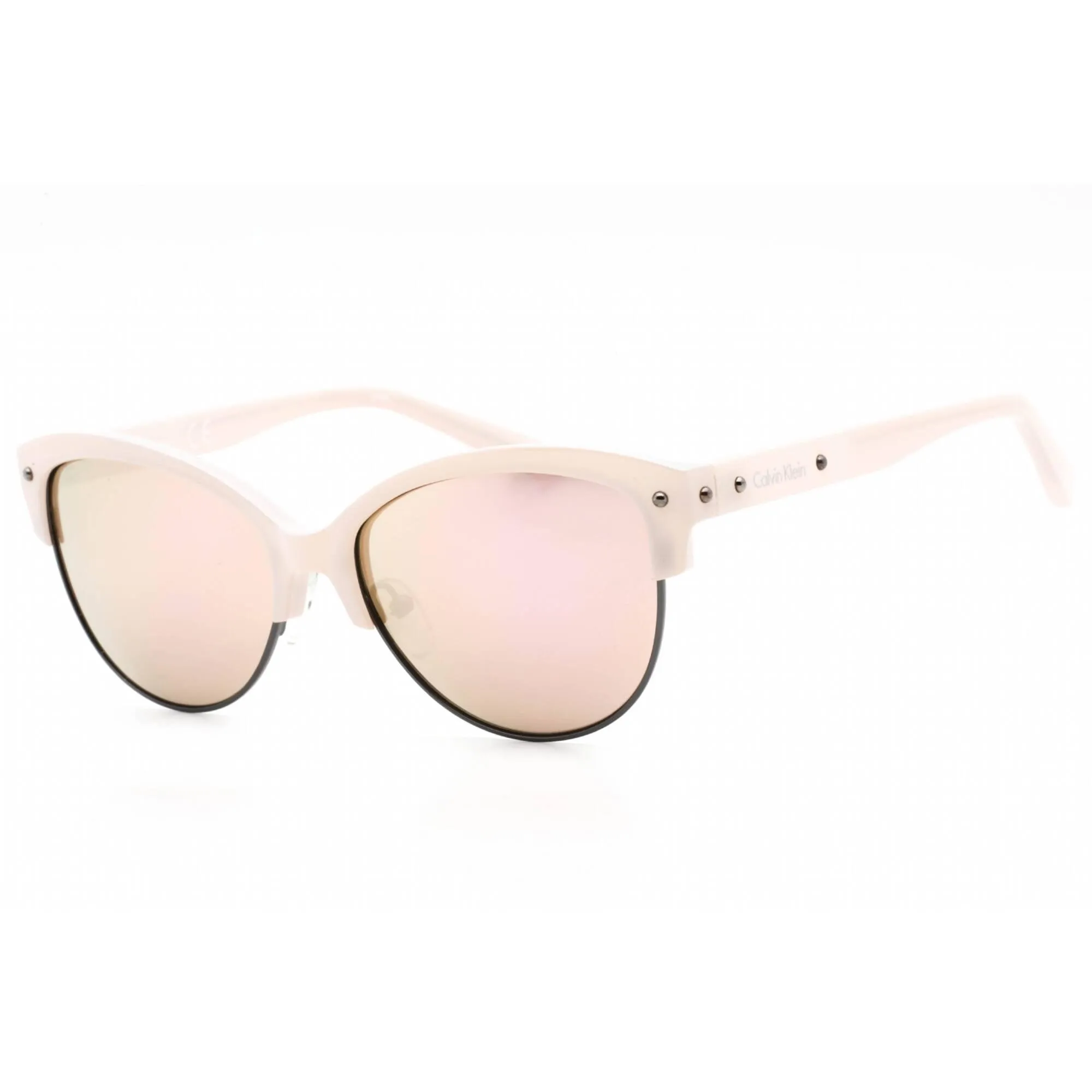 Calvin Klein Retail Women's Sunglasses - Milky Blush Full Rim Cat Eye | R728S 682