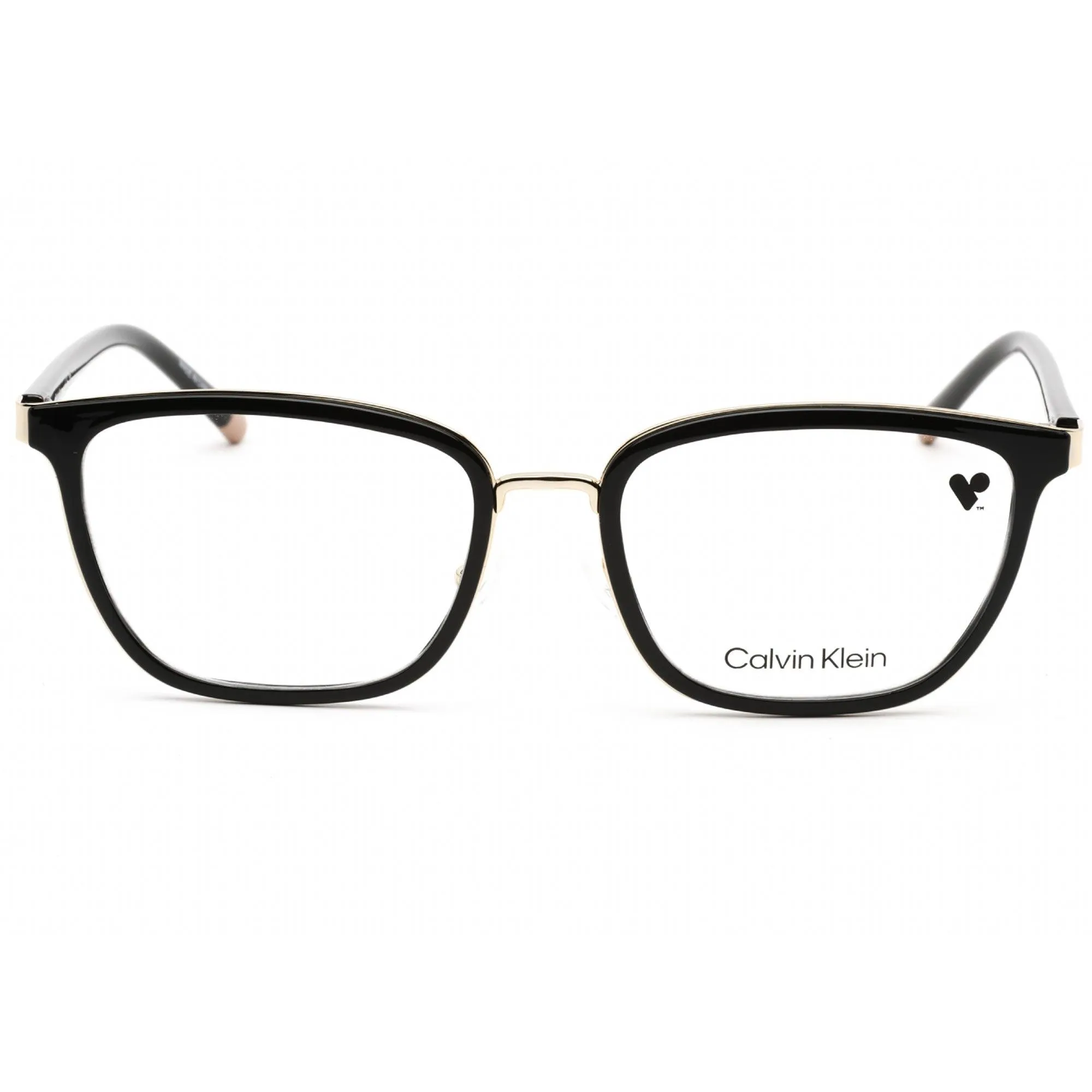 Calvin Klein Unisex Eyeglasses - Black Square Full Rim Frame Clear Lens | CK5453 001