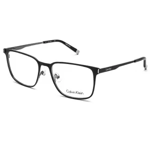 Calvin Klein Unisex Eyeglasses - Matte Black Rectangular Metal Frame | CK5454 115
