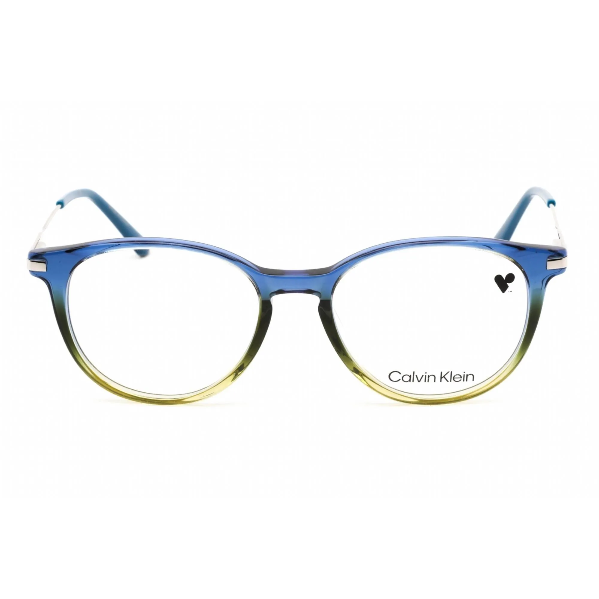 Calvin Klein Women's Eyeglasses - Crystal Blue and Green Gradient Frame | CK19712 428