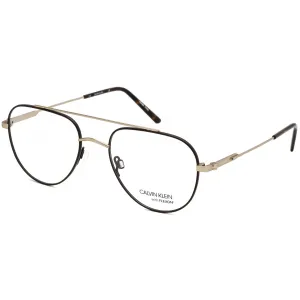 Calvin Klein Women's Eyeglasses - Matte Brown Aviator Frame Clear Lens | CK19145F 210