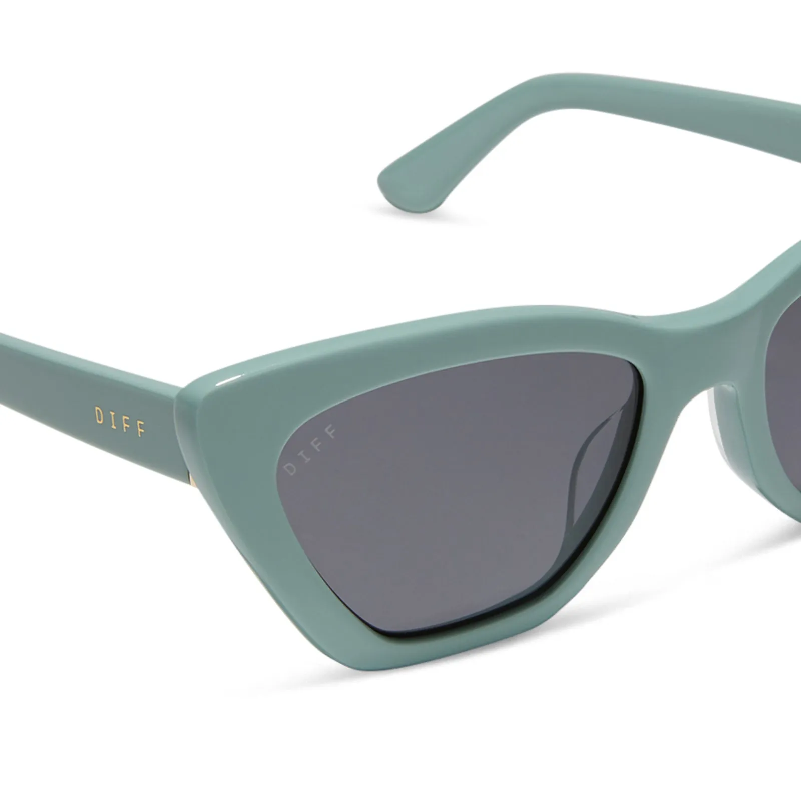 CAMILA - STEEL TEAL   GREY   POLARIZED SUNGLASSES