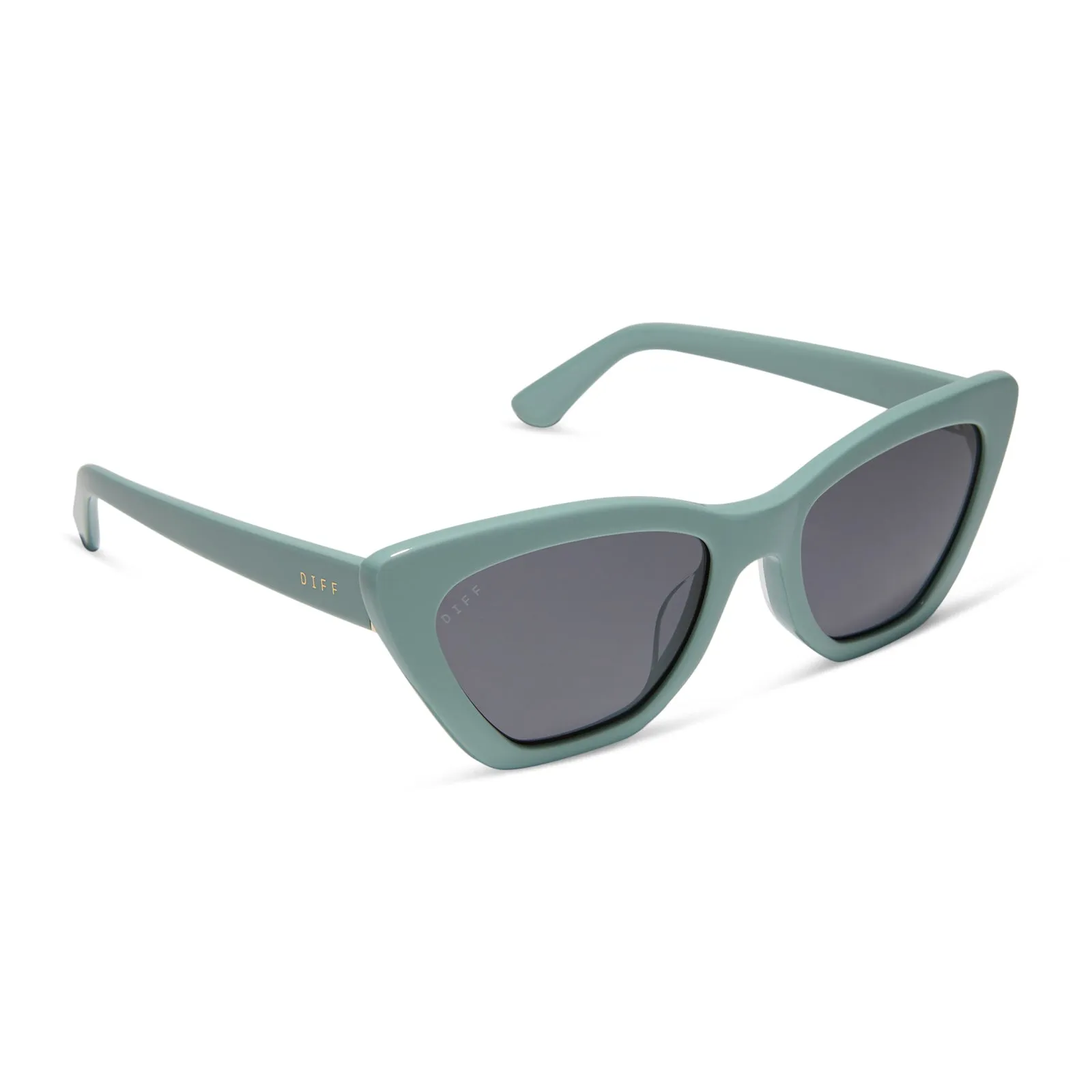 CAMILA - STEEL TEAL   GREY   POLARIZED SUNGLASSES