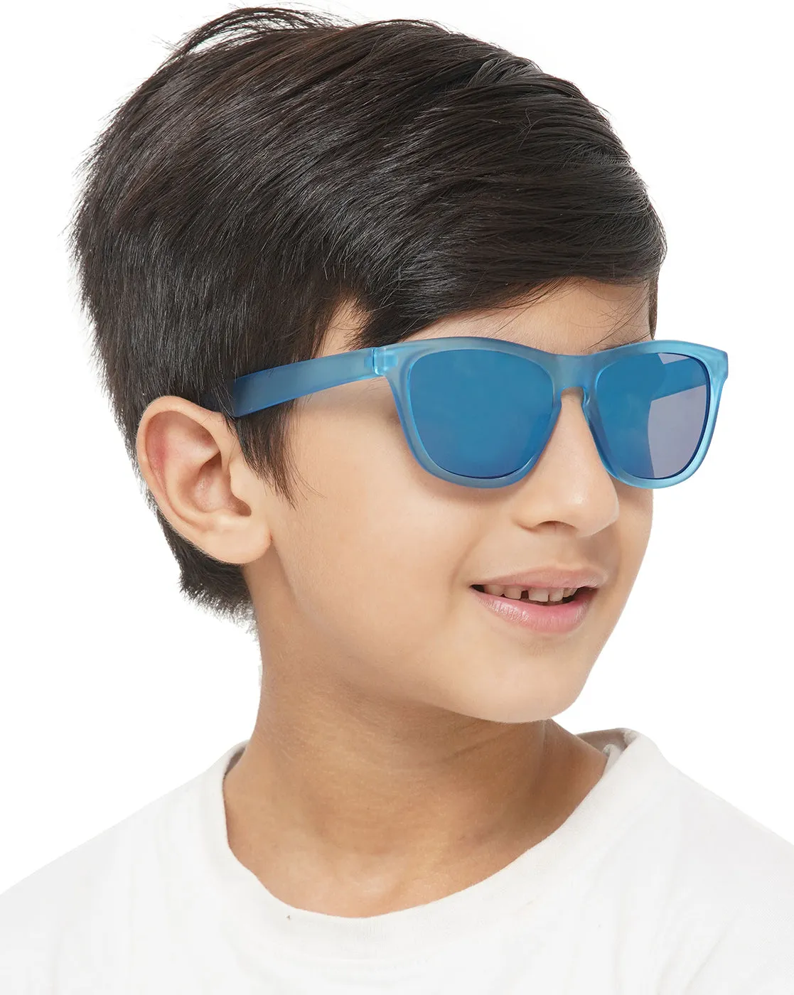 Carlton London Blue Lens & Blue Wayfarer Sunglasses For Boy
