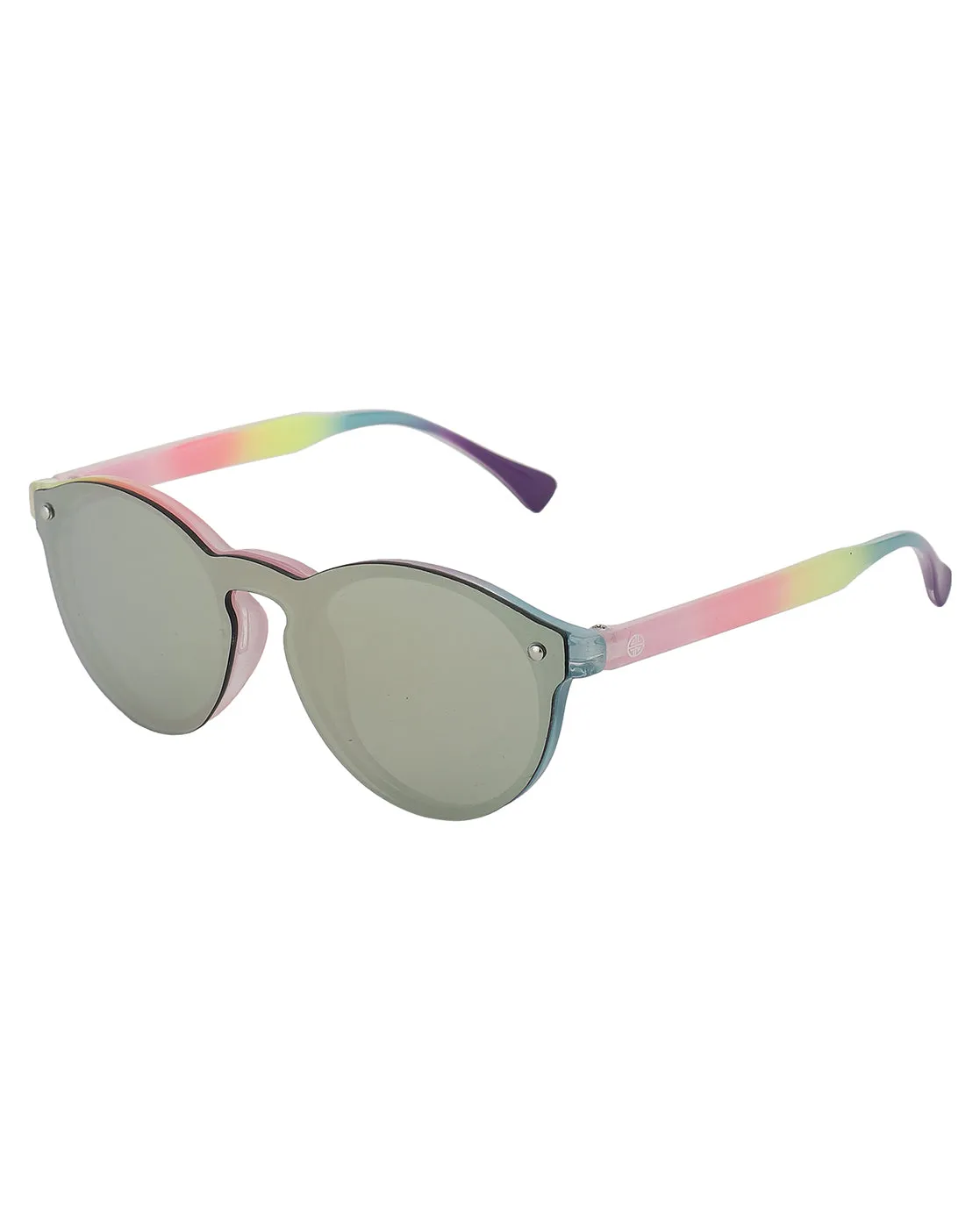 Carlton London Yellow Lens & Pink Round Sunglasses For Girl