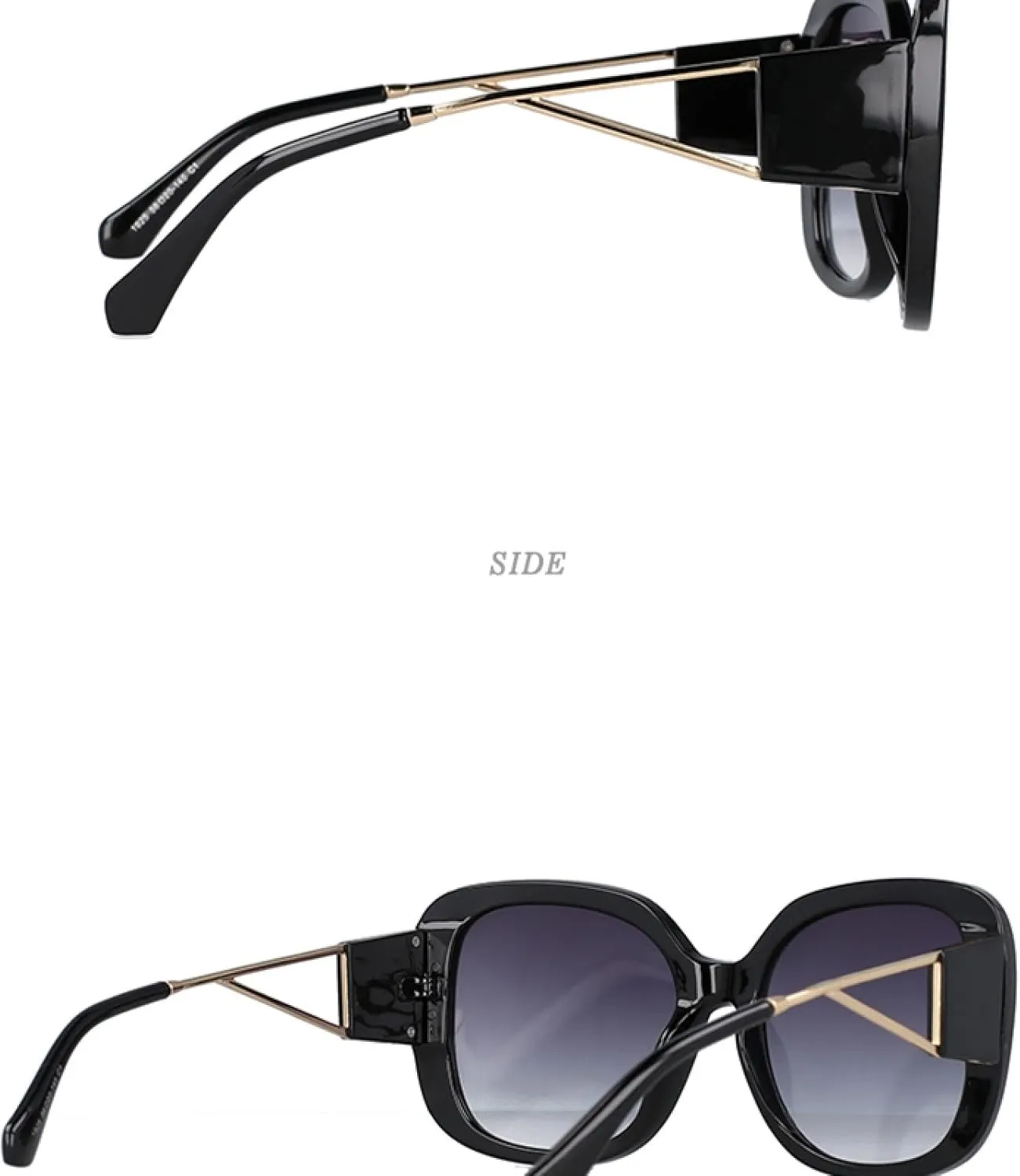 Cat Eye Oversized Sunglasses Fashion Men Women Shades Uv400 Vintage Glasses