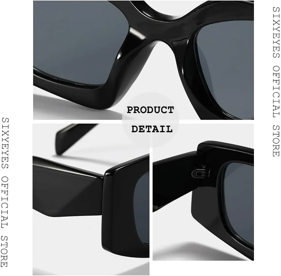 Cat Eye Polygonal Sunglasses Women Vintage Sun Glasses Female Shades Eyewear