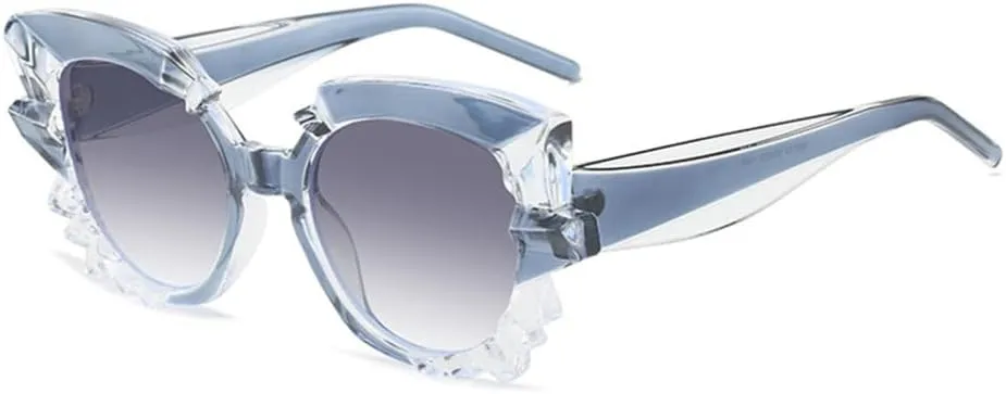 Cat Eye Sunglasses Retro Vintage Eyewear Women Gradient Sun Glasses Shades