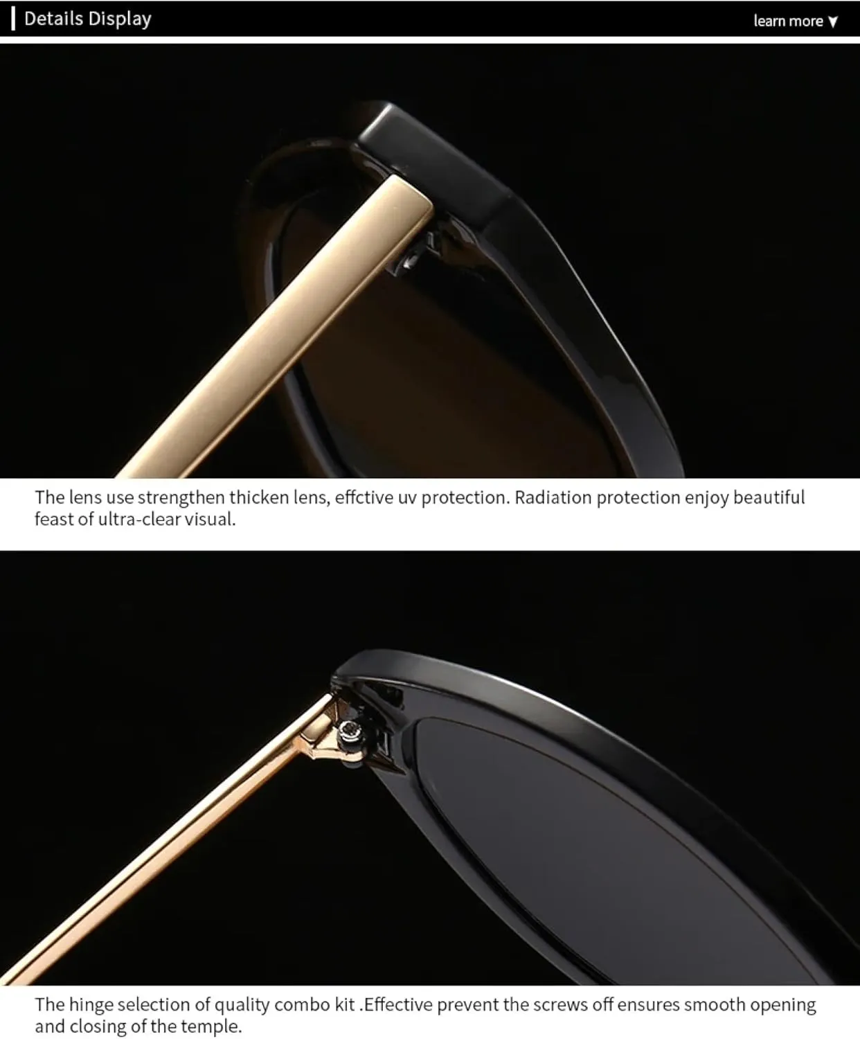 Cat Eye Sunglasses Trendyy Retro for Women